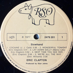 Eric Clapton - Slowhand (Скандинавия 1977г.)