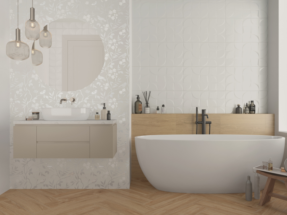 Блан бел низ 02 / Blanc white wall 02  300х500 (1-й сорт)