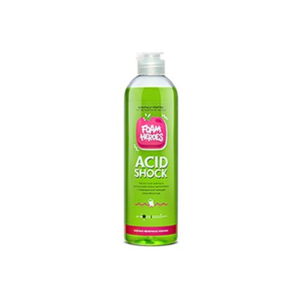 Foam Heroes Acid Shock кислотный шампунь для ручной мойки автомобиля, 500мл