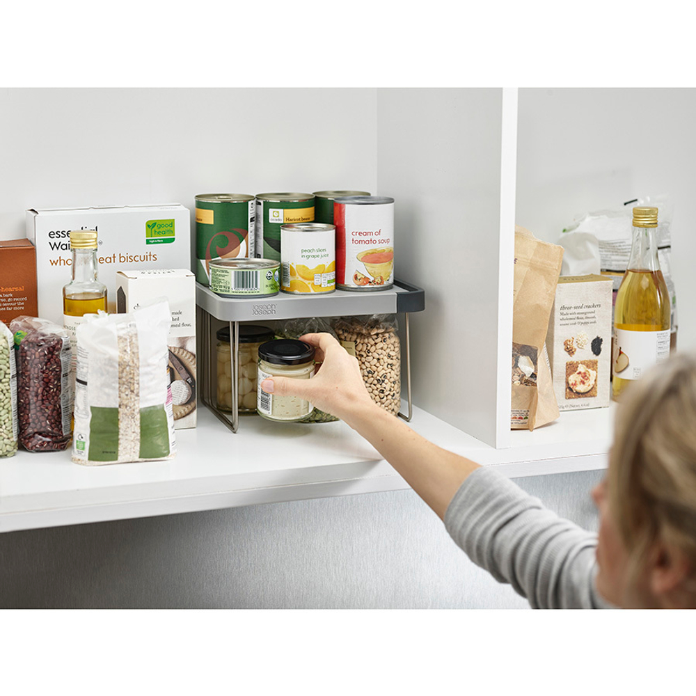 Полка раздвижная cupboardstore, серая