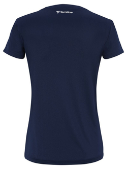 Женская теннисная футболка Tecnifibre Team Tech Tee - marine