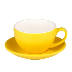 Чайная пара 320 мл желтая матовая d 10,7 см h6,4 см Barista (Бариста) P.L. Proff Cuisine [6]