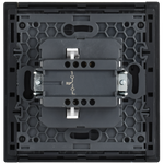 FORTE&PIANO Выключатель 1-клавишный самовозвратный 10А FP710M металл никель IEK