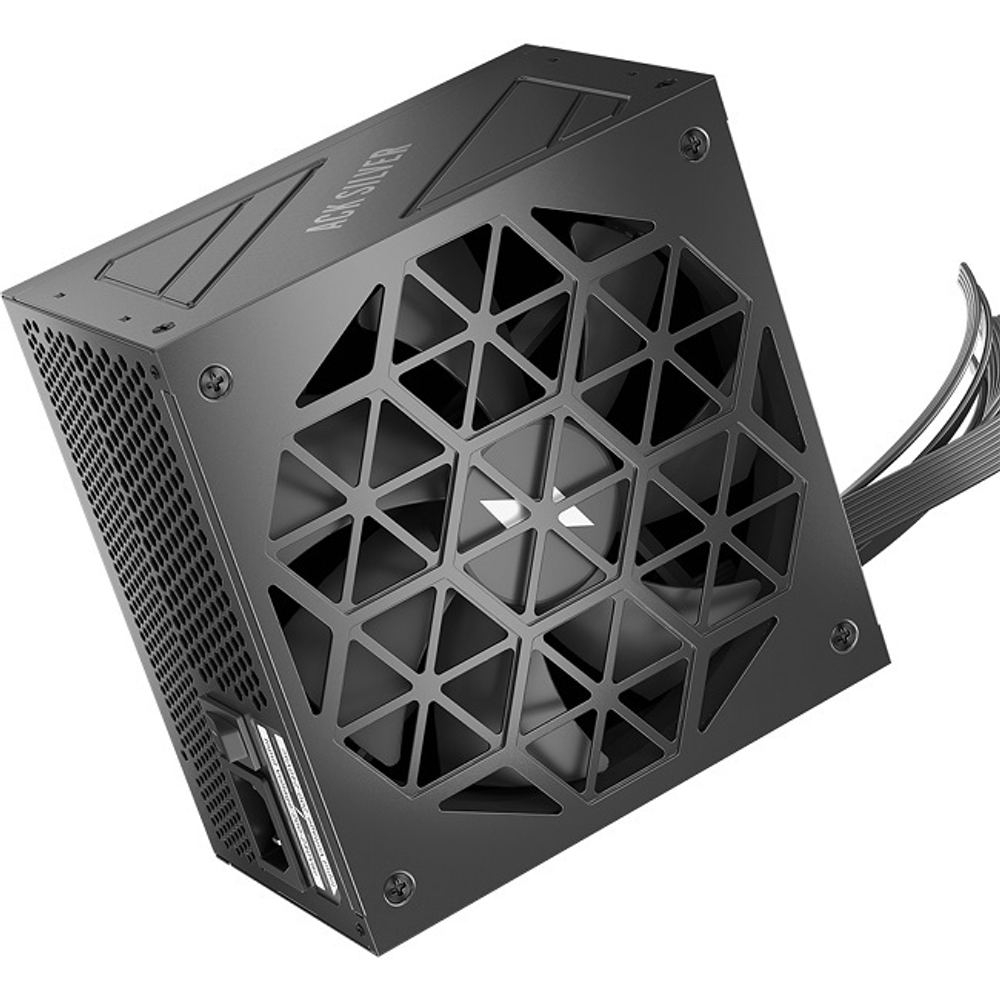 Блок питания 1STPLAYER ACK 850W SILVER, 140 мм, 16 Pin PCIe 5.0, 80 PLUS Silver (HA-850BA7-BK)