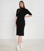 хлопковое платье extra fine 1/2 sleeve Calvin Klein - черный(K20K205751)
