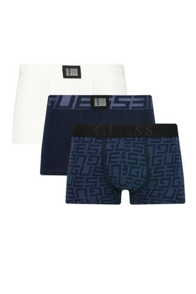 Трусики-боксеры 3шт. IDOL Guess Underwear - темно-синий(U2BG01 K6YW0)