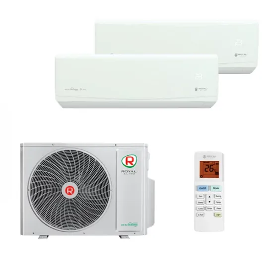 Мультисплит система на 2 комнаты Royal Clima RCI-GR22HN/IN + RCI-GR35HN/IN / 2RGR-18HN/OUT