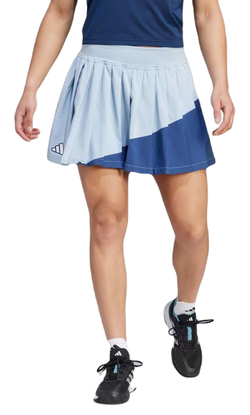 Теннисная юбка Adidas Clubhouse Tennis Classic Premium Skirt - небесный