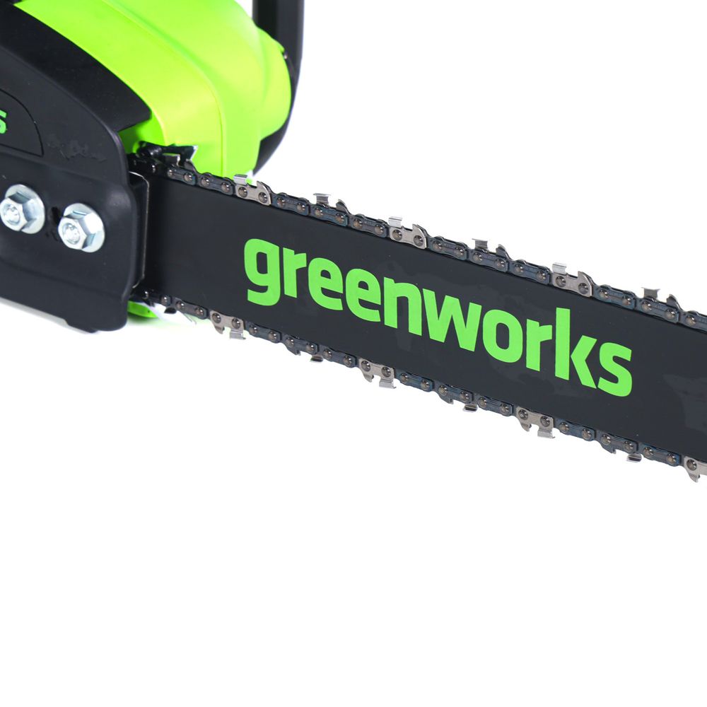 Цепная пила аккумуляторная Greenworks GD40CS20XK8 Арт. 2008807UH, 40V, 40 см, 2000 Вт, бесщеточная, c 1хАКБ 8 Ач И ЗУ