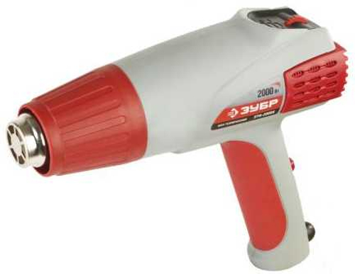 Фен технический 2000 w в кейсе, ЗУБР, ЗТФ-2000К