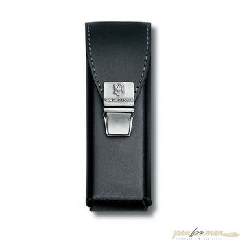 Чехол Victorinox для 111мм 2-4 ур и SwissTool 115мм с защёлкой кожа чёрный (4.0823.L2)
