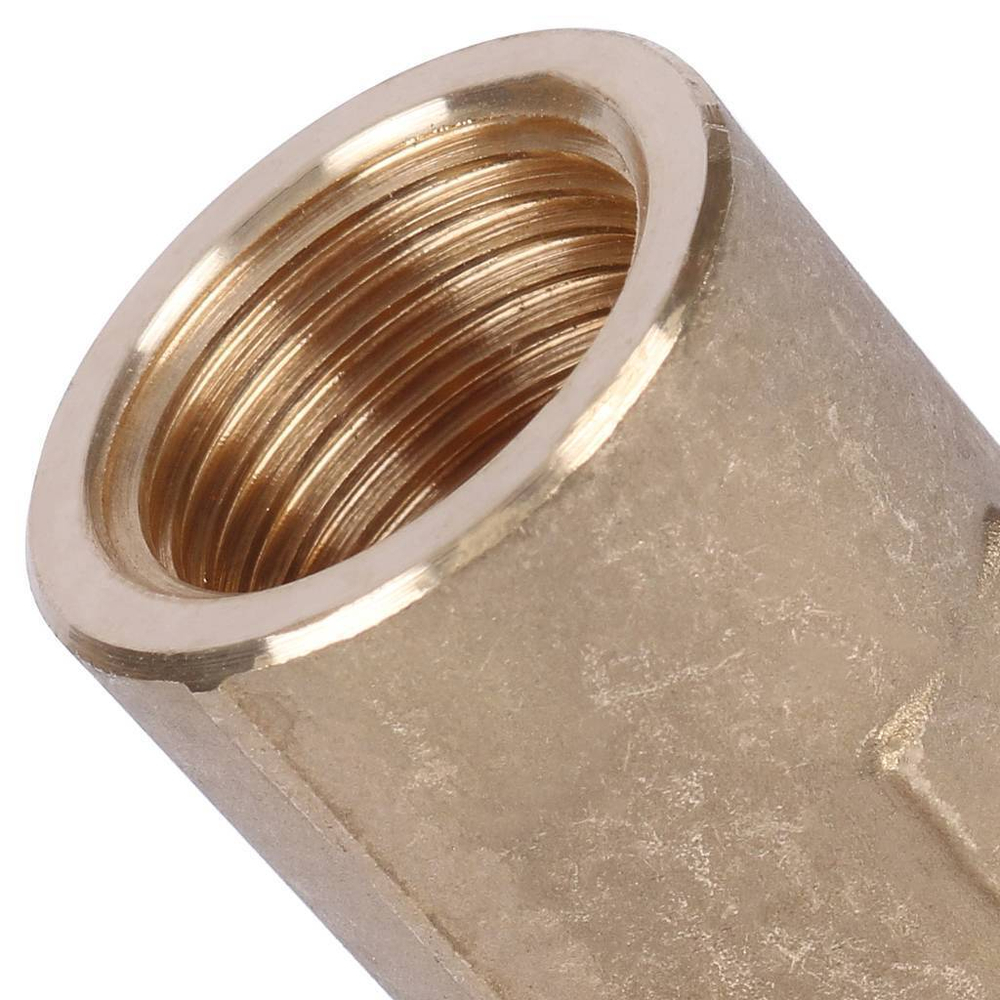 Угольник настенный с длинным нарезным патрубком 16-Rp 1/2"