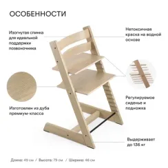 Стульчик для кормления Stokke Tripp Trapp Oak Natural