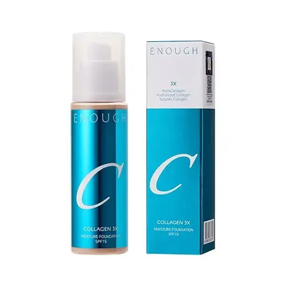 Тональный крем с тройным коллагеном ENOUGH Collagen 3x Moisture Foundation SPF15 100 мл тон 23N