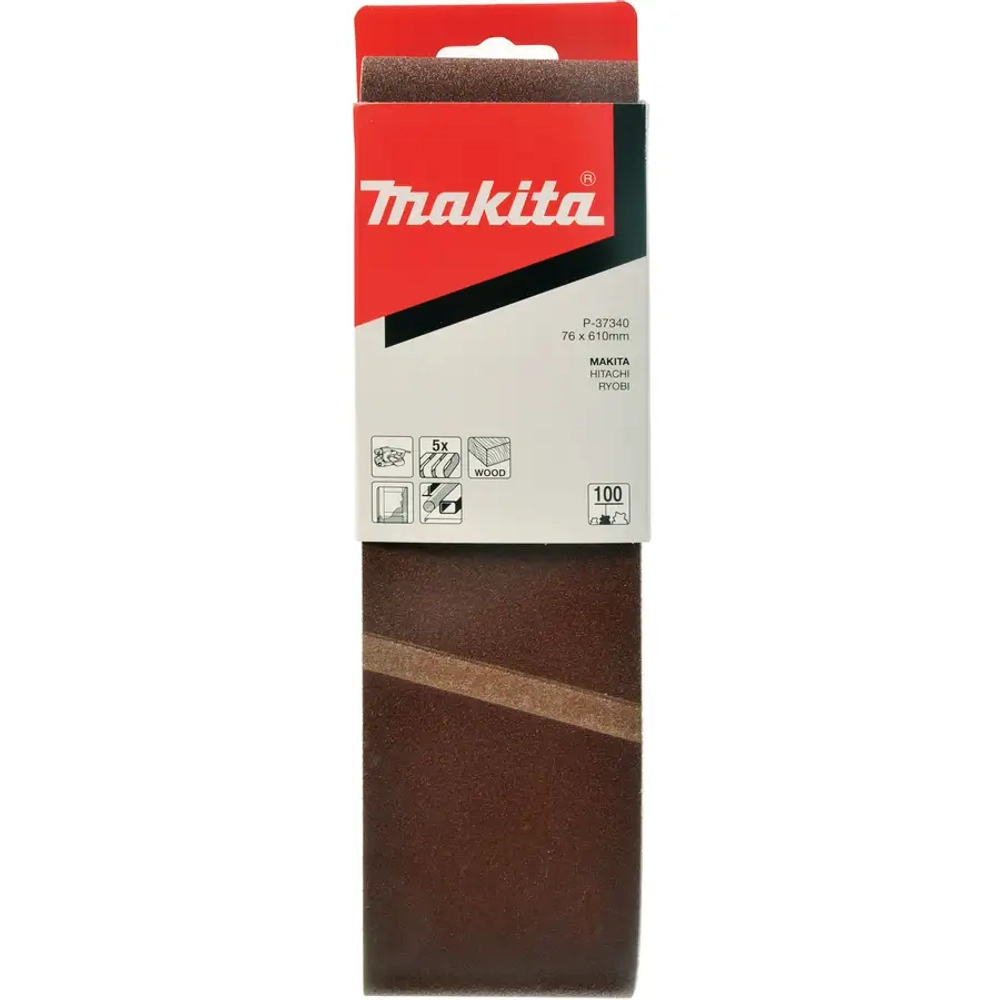 Шлифовальная лента # 240 76x610 мм Makita P-37378