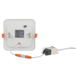 Светильник светодиодный встраиваемый Даунлайт ЭРА LED 2-6-4K Slim панель 6Вт 4000К квадрат | Downlight