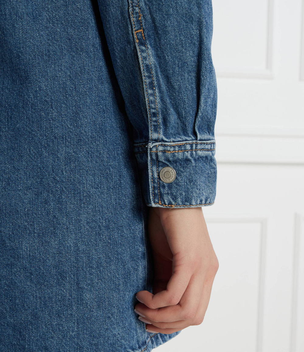 Платье ALINE LS Tommy Jeans - голубой(DW0DW17542)