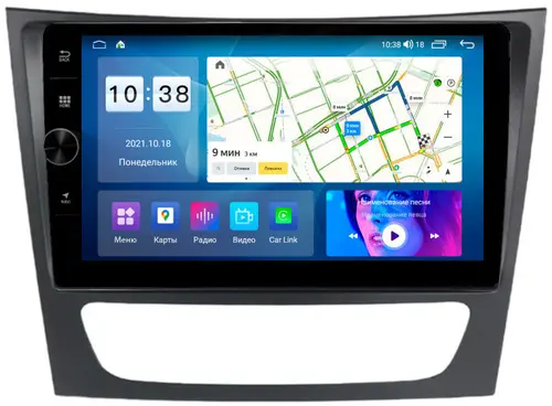 Магнитола для Mercedes-Benz E (W211) 2002-2010, CLS W219 - Parafar PF221LHDAV на Android 12, Быстрая, CarPlay, 4G SIM-слот