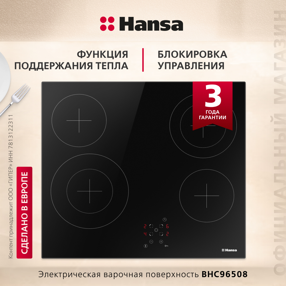Электрическая панель Hansa BHC96508