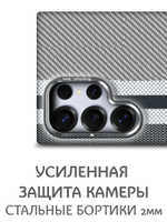 Дизайнерский чехол для SAMSUNG GALAXY S25 ULTRA с камерой-подставкой и MagSafe