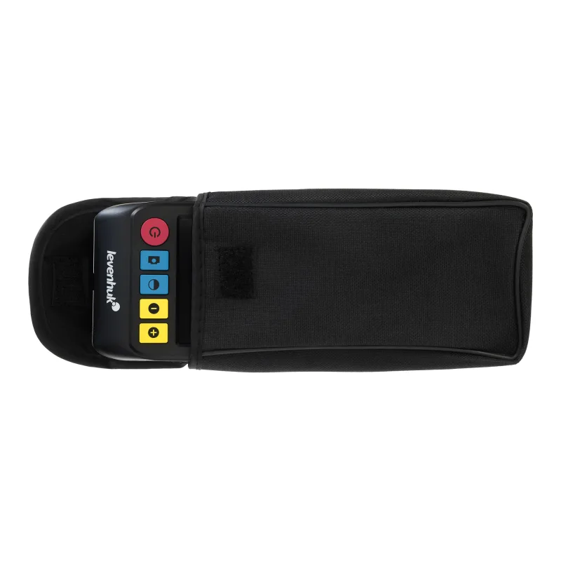 Лупа цифровая Levenhuk DTX DX50 - прибор в черном чехле