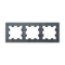 Рамка стеклянная на 3 поста Systeme Electric AtlasDesign Nature Грифель ATN360703