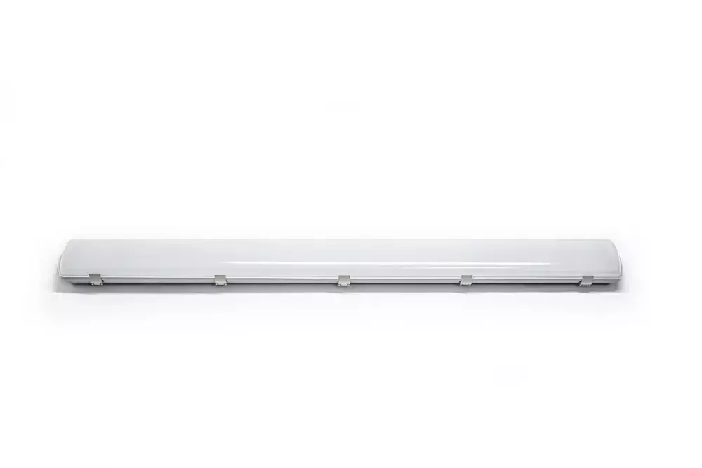 Светильник LED ДСП Айсберг 40W-5000Лм IP65 5000К опал с БАП 1ч 1262х128х80мм vs101-40-op-5k-li1h
