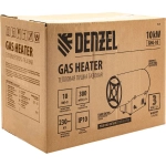 Газовая тепловая пушка GHG-10, 10 кВт, 300 м3/ч, пропан-бутан// DENZEL 96476
