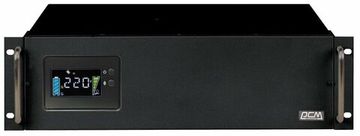 Интерактивный ИБП Powercom King Pro RM KIN-2200AP LCD черный 1700 Вт