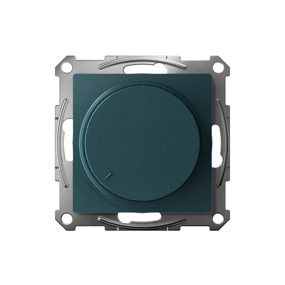 Светорегулятор поворотно-нажимной, LED, RC, 400 Вт Systeme Electric AtlasDesign Изумруд ATN000823