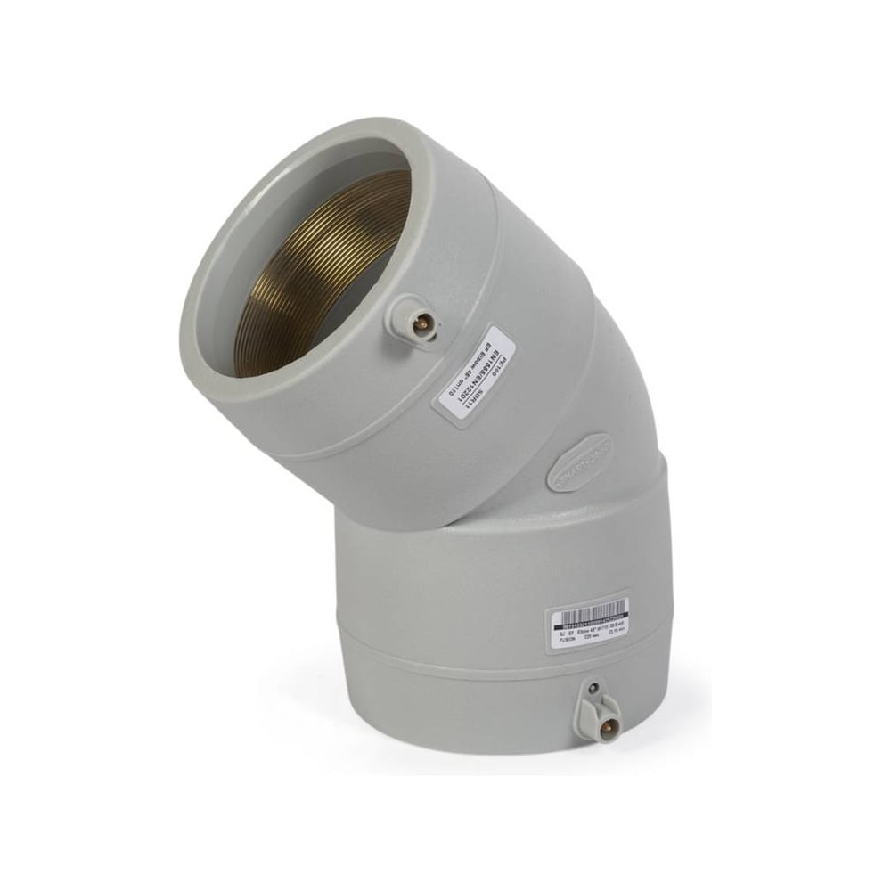 Отвод PE-RT Ⅱ электросварной соединительный 45° для PE-RT Ⅱ труб SDR11 SMART JOINT