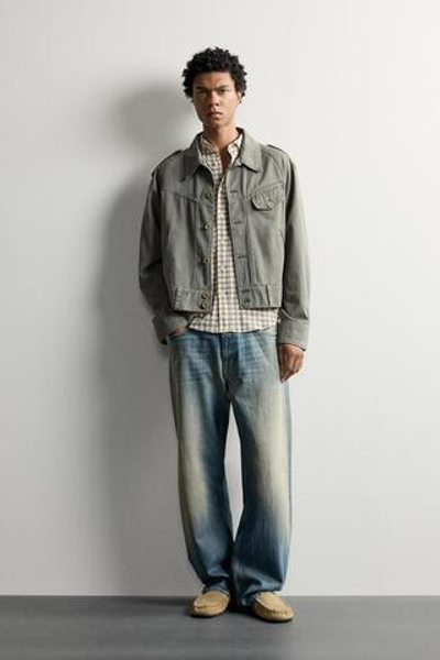 УКОРОЧЕННАЯ КУРТКА С ХЛЯСТИКАМИ — ZARA