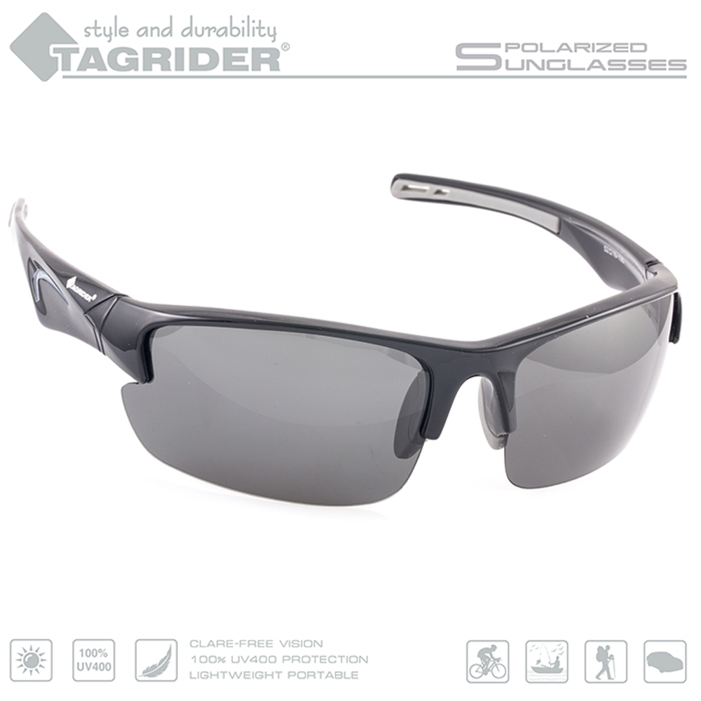 Очки поляризационные Tagrider в чехле N09-2 Gray