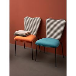 Стул Pompadour, велюр, терракотовый