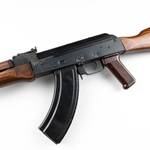Макет Автомата Калашникова ММГ (АКМ 7,62х39 мм. шпон, стационарный приклад)