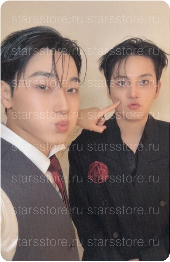 Фотокарта San &amp; Jongho ATEEZ - GOLDEN HOUR : Part.5 (SOUNDWAVE)
