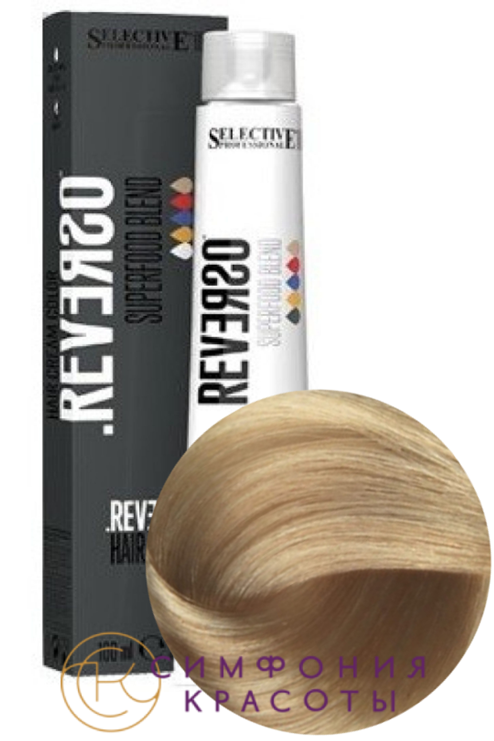 9.0 "Reverso Hair Color"Очень светлый блонд 100мл