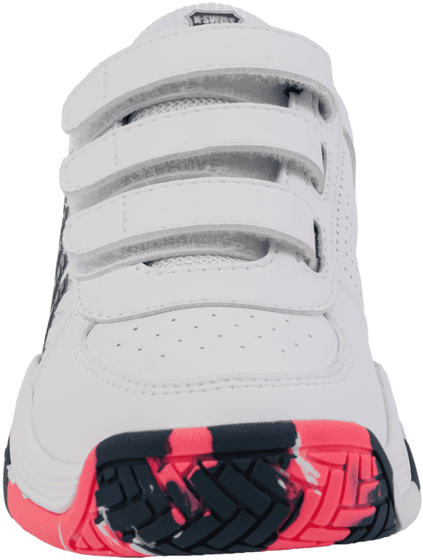 Кроссовки детские K-Swiss Court Express 2 Strap - White/Stargazer/Neon Blaze
