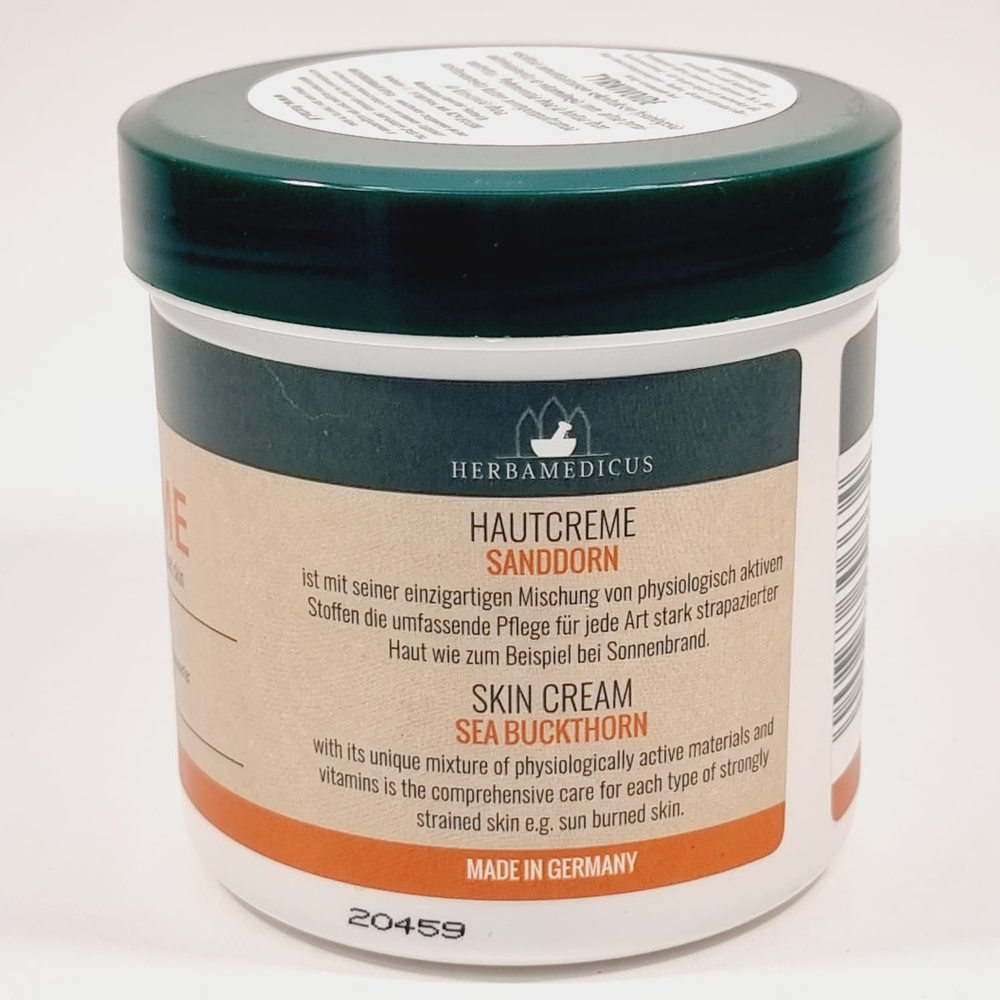 Крем для кожи Herbamedicus Hautcreme Sanddorn облепиховый смягчающий 250 мл (из Финляндии)