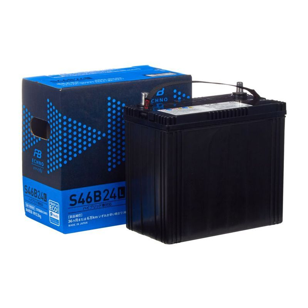 Аккумулятор FB HV S46B24L, 45Ah, 325A, 236x126x227 S46B24L