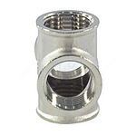 Крест латунь никель Ду 15 (1/2") ВР/ВР SantechSystems