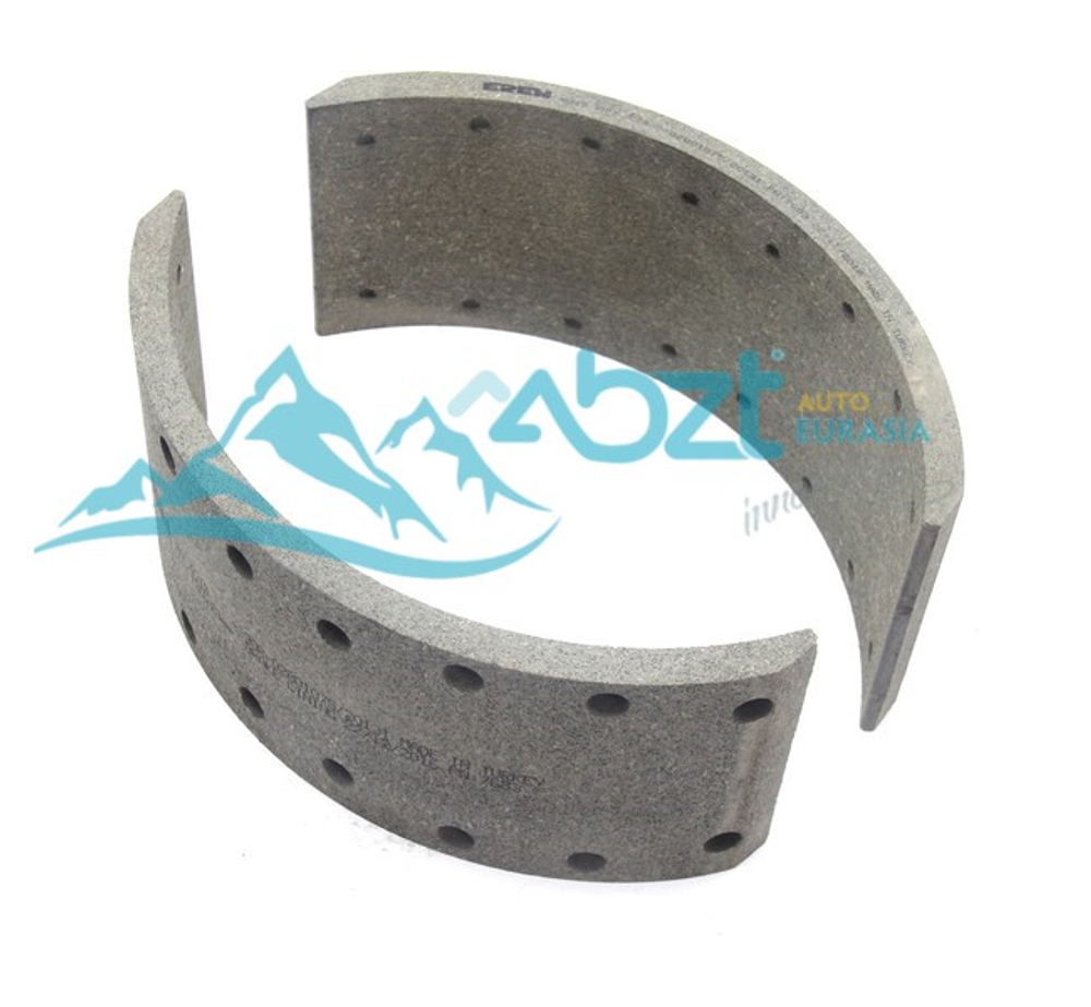 Накладка тормозная барабанные, 1-ось, 120X308X13, диаметр 320mm (к-т)