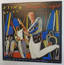 Винтажная виниловая пластинка Sting Bring On The Night (UK 1986)
