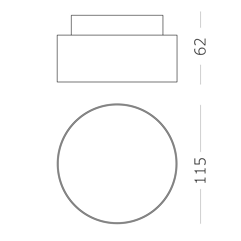 Светильник накладной LED 17W 3000K