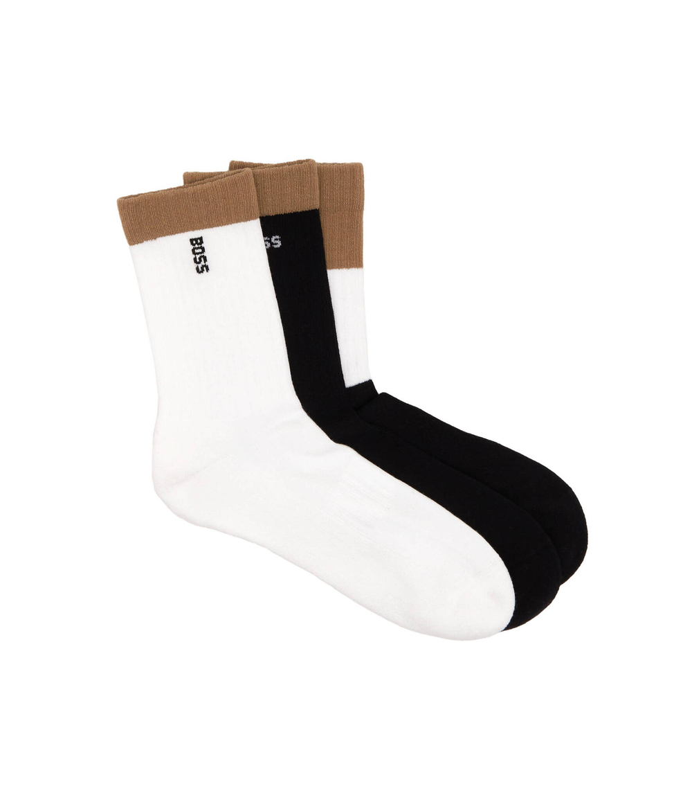 Носки 3 пары QS IconicBlock BOSS BLACK - черный(50515144)