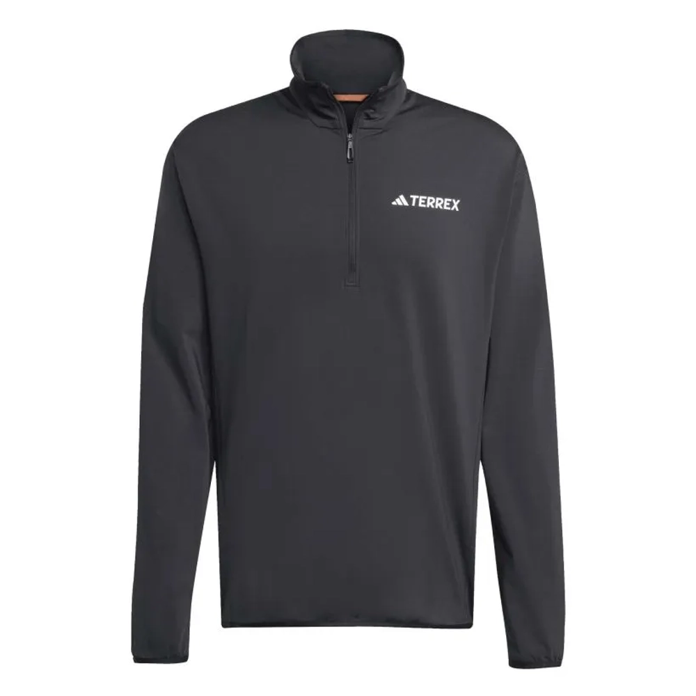 Мужская теннисная кофта Adidas Terrex Multi Climawarm Half Zip Tech - black