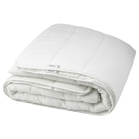 Евро одеяло IKEA SMASPORRE (СМОСПОРРЕ), Всесезонное, Белый, 220x240 см