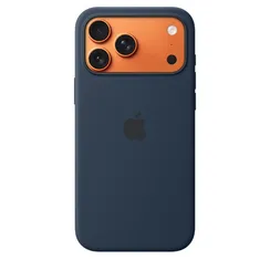 Чехол Silicone Case MagSafe для iPhone 17 Pro Синий