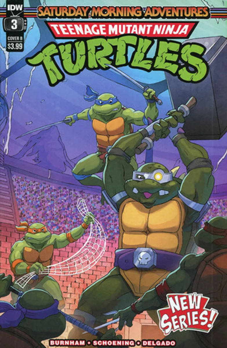 Teenage Mutant Ninja Turtles Saturday Morning Adventures Continued #3  (Cover B)