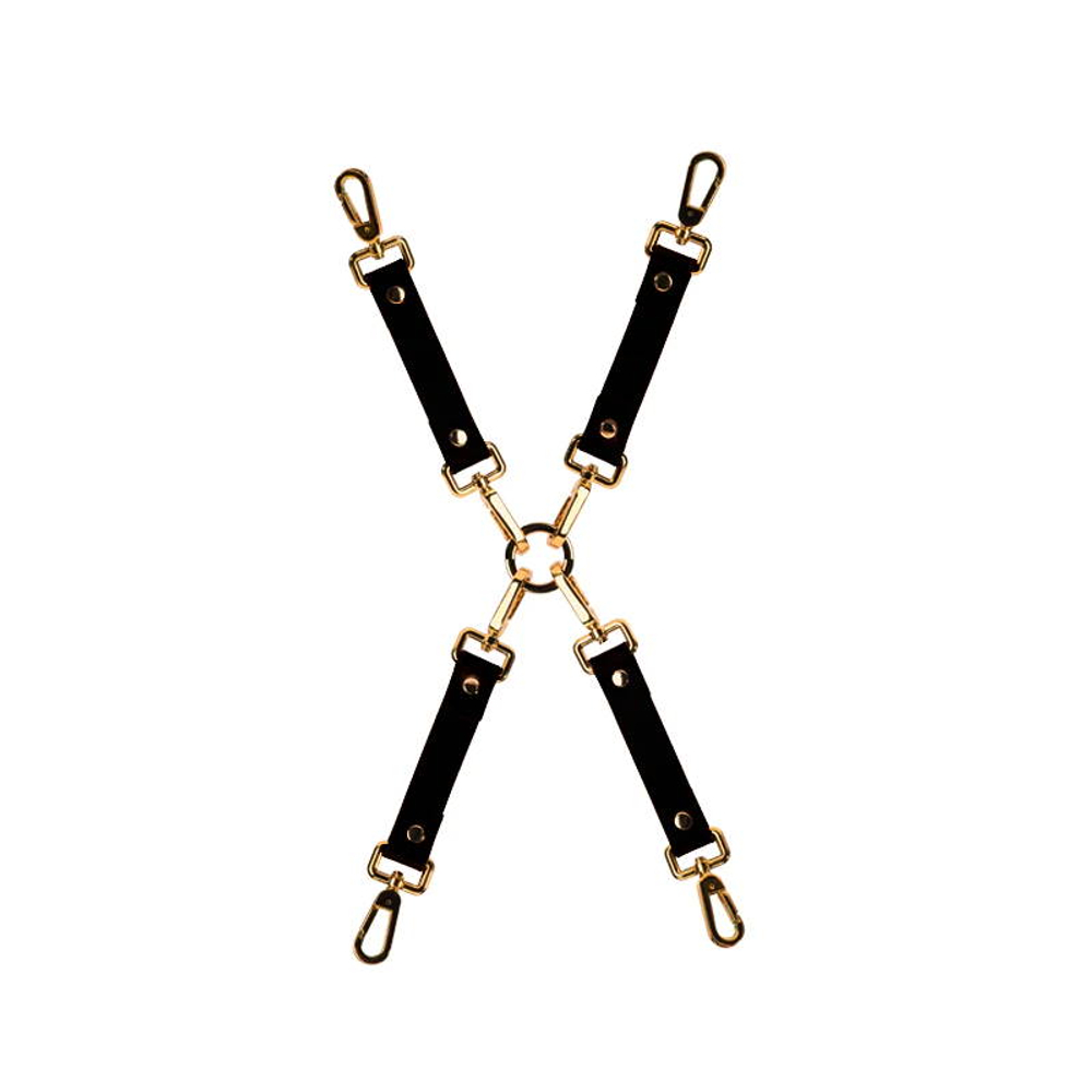 UPKO Крестовина Bondage Boutique Leather Hogtie для наручников и поножей